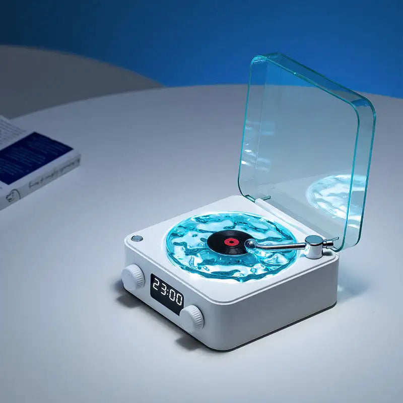 Bluetooth Speaker Retro Record Player Styled: Natural Sleep Aid Sound